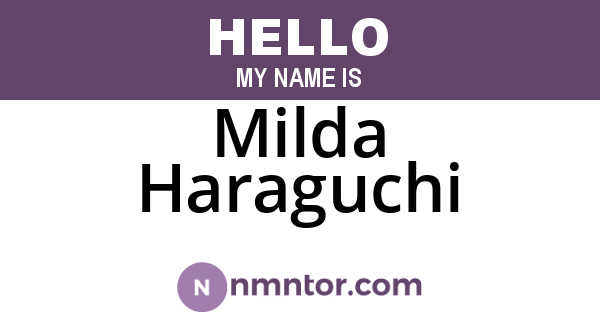 Milda Haraguchi