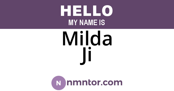 Milda Ji