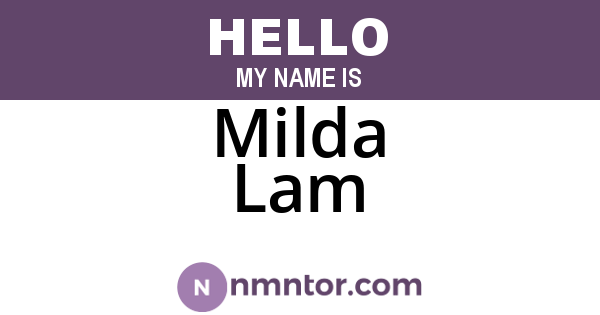 Milda Lam