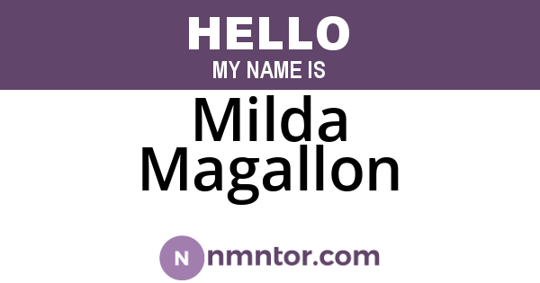 Milda Magallon