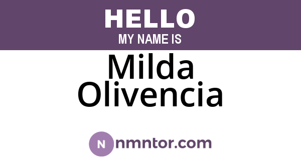 Milda Olivencia
