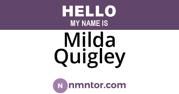 Milda Quigley