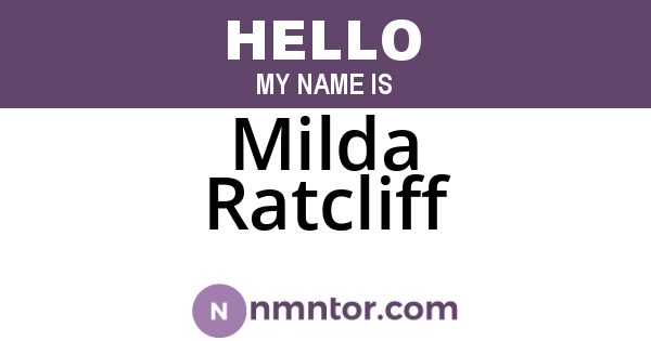 Milda Ratcliff