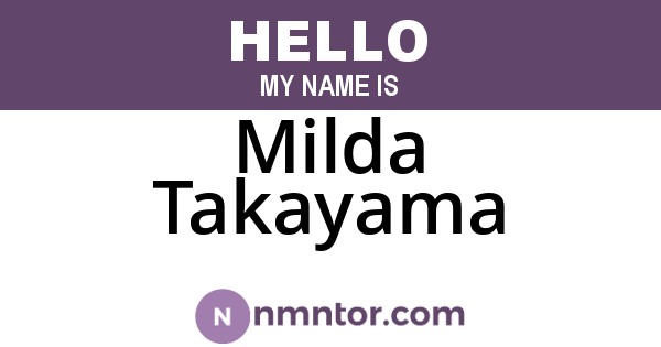 Milda Takayama