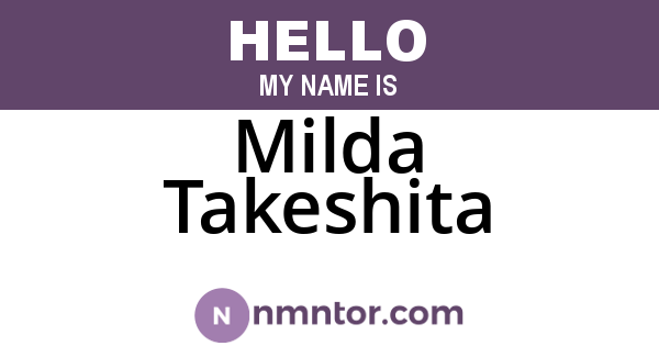 Milda Takeshita