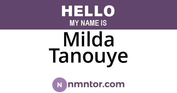 Milda Tanouye