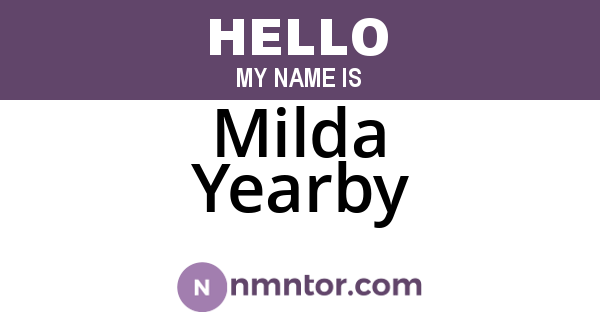 Milda Yearby