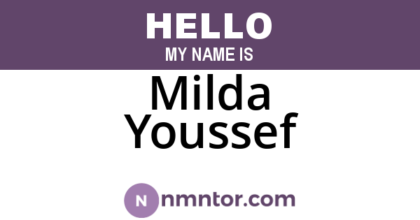 Milda Youssef
