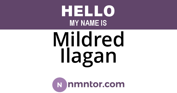 Mildred Ilagan