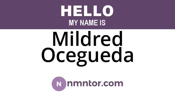 Mildred Ocegueda