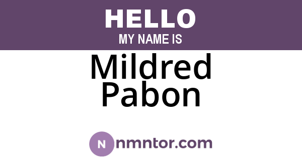 Mildred Pabon