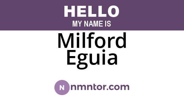 Milford Eguia