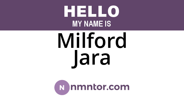 Milford Jara