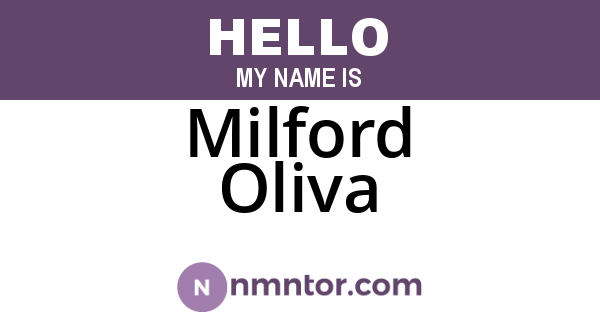 Milford Oliva