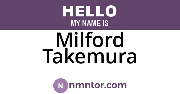 Milford Takemura