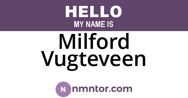 Milford Vugteveen