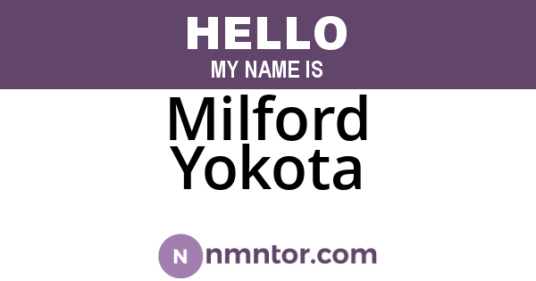 Milford Yokota