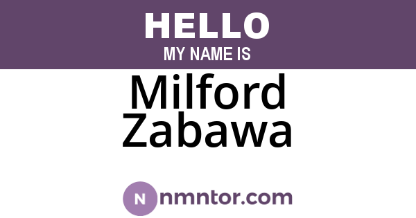 Milford Zabawa