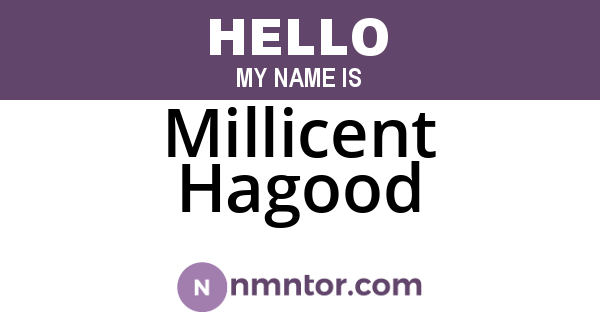 Millicent Hagood