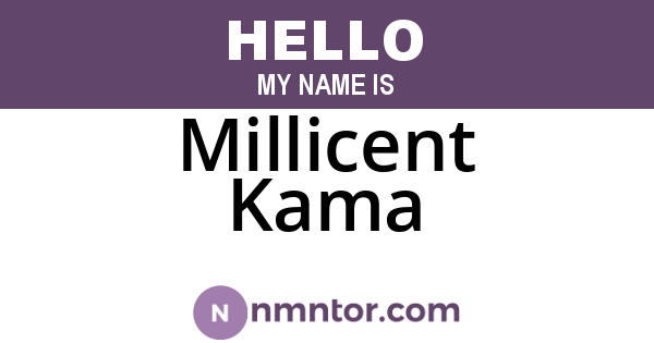 Millicent Kama