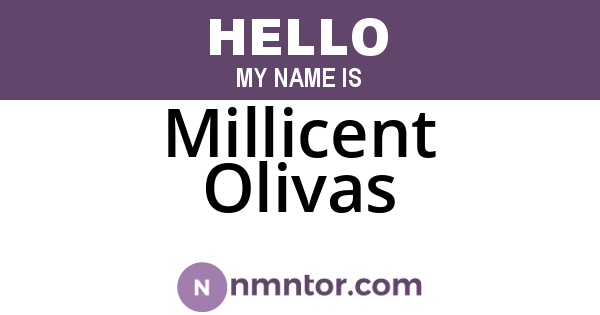 Millicent Olivas