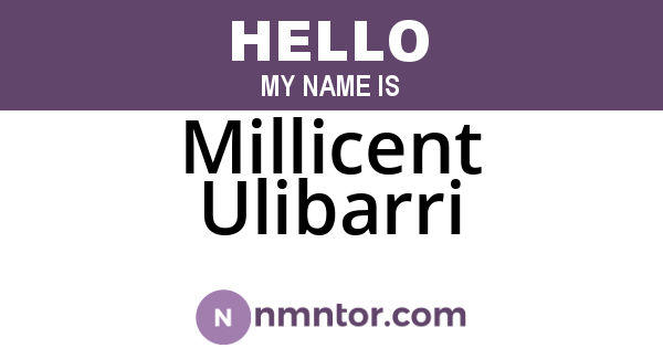 Millicent Ulibarri