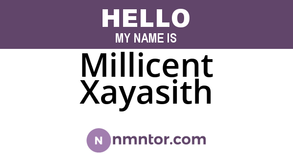 Millicent Xayasith