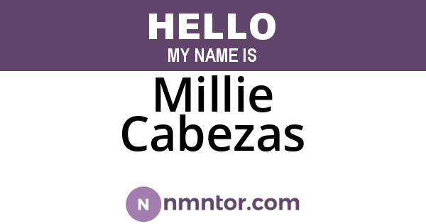 Millie Cabezas