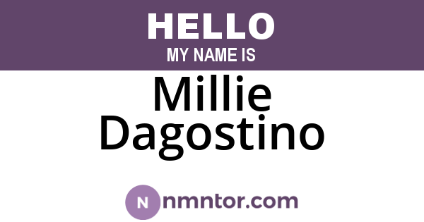 Millie Dagostino