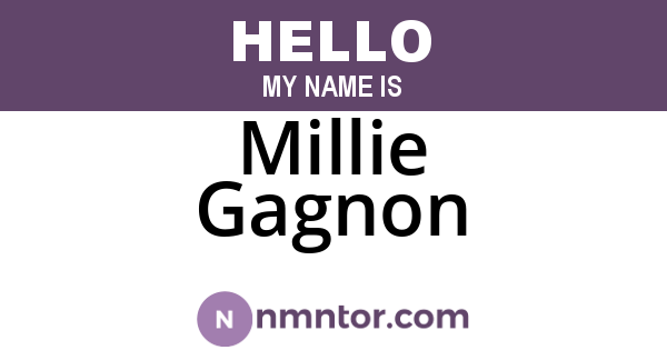 Millie Gagnon