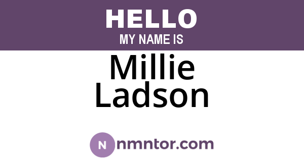 Millie Ladson