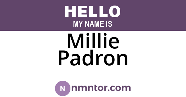 Millie Padron