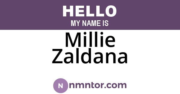 Millie Zaldana