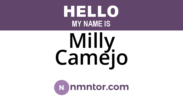 Milly Camejo