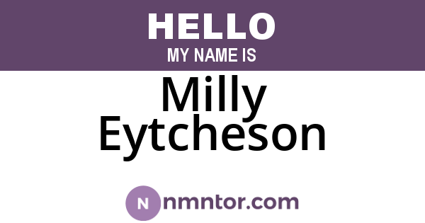 Milly Eytcheson