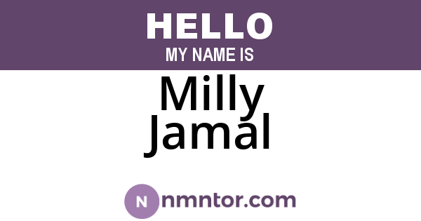 Milly Jamal