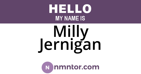 Milly Jernigan