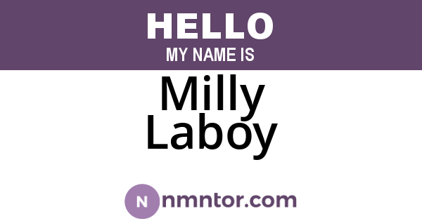 Milly Laboy