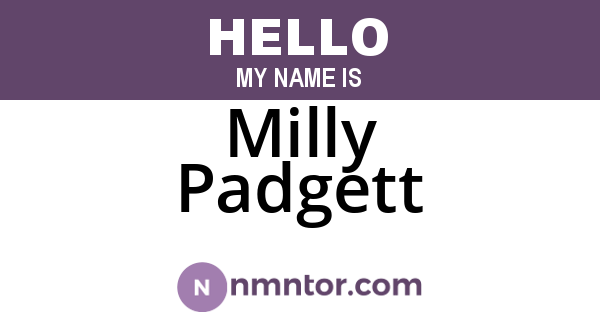 Milly Padgett