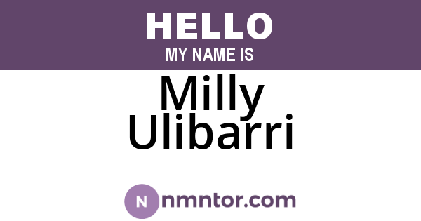 Milly Ulibarri