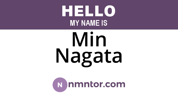 Min Nagata