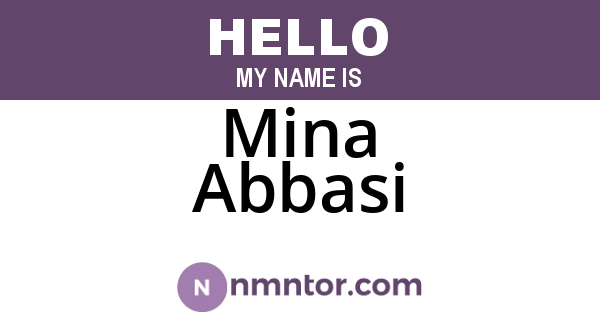 Mina Abbasi