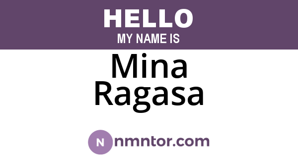 Mina Ragasa