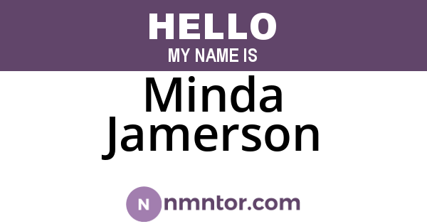 Minda Jamerson