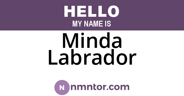 Minda Labrador