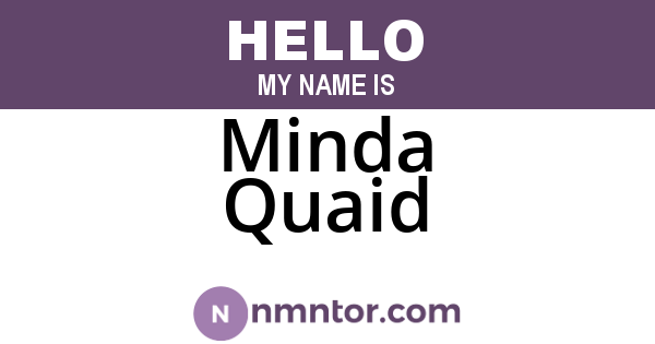 Minda Quaid