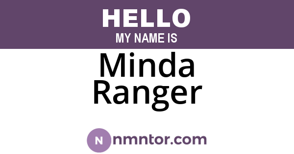 Minda Ranger