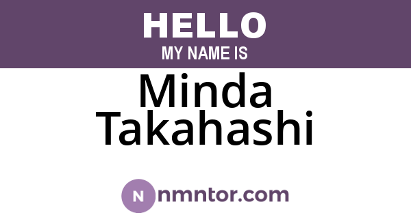 Minda Takahashi