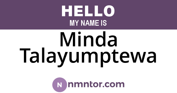 Minda Talayumptewa
