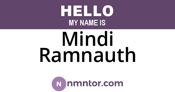 Mindi Ramnauth